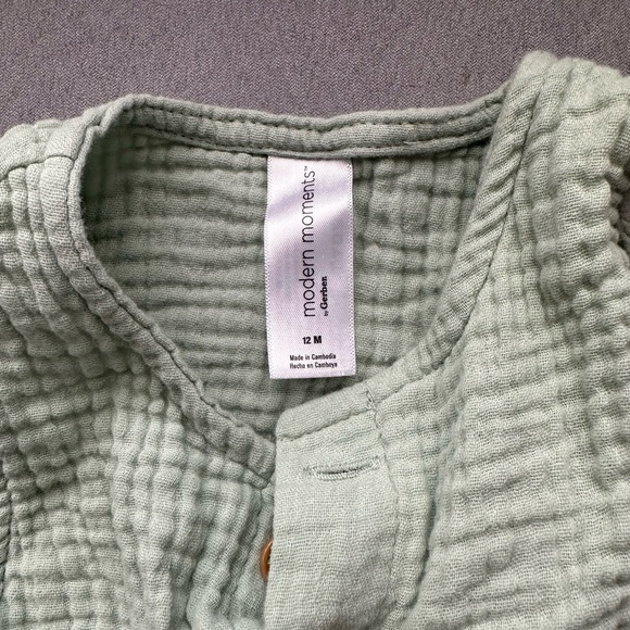 Modern Moments by Gerber - Unisex - Top and Short Outfit Set, 2 Piece - Picture 3 of 3